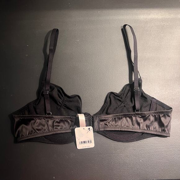 NWT Free People Black Heartthrob Underwire Bra - L - Picture 12 of 13